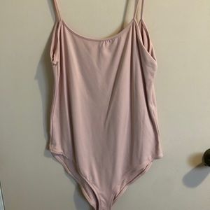 Zara Blush Backless Bodysuit